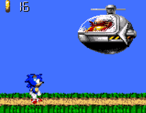 I beat Sonic Blast on the Sega Game Gear. IMO, this game is the worst 2D  Sonic that exists. With the chunky sprites, Sonic feels sluggish and heavy,  which is the opposite